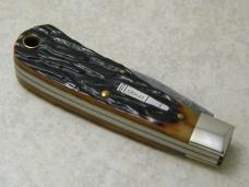 Remington USA Bone R-1173-D 1998 Damascus Baby Bullet Knife NIB