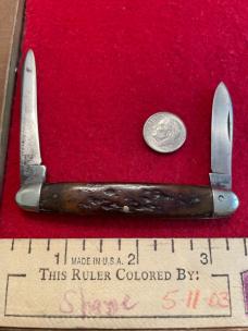 W. R. Case & Sons Bradford PA Pen Main Blade is Case. 2nd blade changed
