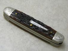 Remington USA Bone R-4353-D 2000 Damascus Silver Bullet Knife NIB