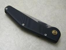 GT Knives USA ATS-34 Partially Serrated Drop-Point Switchblade Knife NIB 1990's