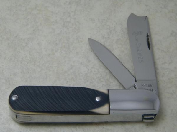 Queen Steel #25 Imitation Winterbottom Bone Aluminum Frame One Arm Razor Barlow Knife