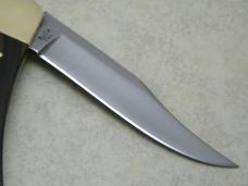 Buck USA 2nd Version Wood Lockback Knife in Pouch c. 1968-70