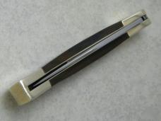 Buck USA 2nd Version Wood Lockback Knife in Pouch c. 1968-70