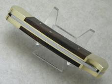 Buck USA 3rd Version Wood Lockback Knife in Pouch c. 1978-80
