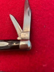 Case Texas Jack #6232 with Red Bone Handles. Case XX  1940 - 1964
