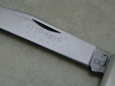 Queen USA Q76 Slick Black LTD ED USA Bicentennial Daddy Barlow Knife c.1976