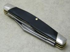 Buck 319 USA (Camillus) Black Delrin Rancher Spiral Punch Stockman Knife c.1975-1985