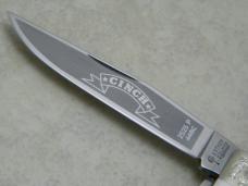 Boker Solingen Germany 440C Tree Brand Pearl 2525 P CINCH Trapper Knife NIB