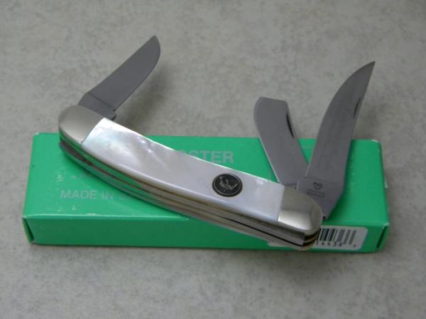 Hen and Rooster Bertram Cutlery Solingen 283 MOP Sowbelly Stockman Knife NIB