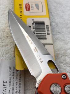 Buck Impact Push Button Automatic Knife 0898ORS New In Box Made In USA Discontinued