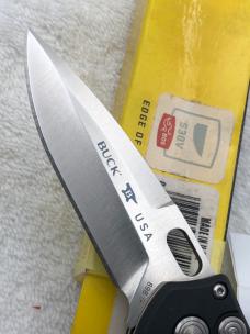 Buck Impact Push Button Auto Knife 089BKS Sliding Safety Lock NIB Made In USA  Discontinued