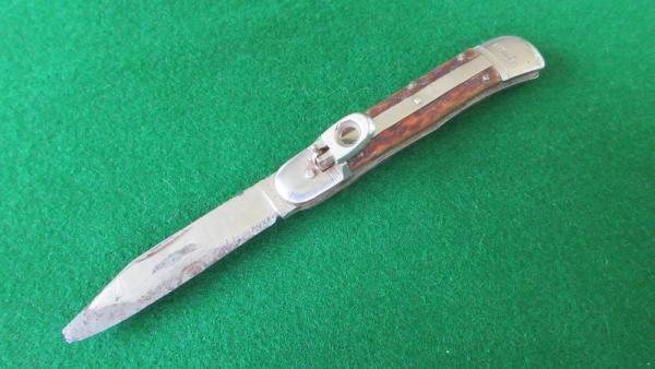 RARE G. GRAFRATH Solingen STAG SPRINGER Leverlock Pre-Hubertus