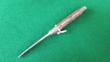 RARE G. GRAFRATH Solingen STAG SPRINGER Leverlock Pre-Hubertus