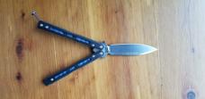 BENCHMADE 32 BALISONG MORPHO  (brand new original box& papers)