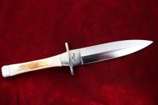  Case XX P62-4 1/2SS Boot Hunter Mammoth Ivory Handle  USA Fixed Blade Knife &  Sheath