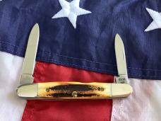 Case xx 1989 Eisenhower Knife Mdl# 05263 SSP w/ Super Stag Handles -NOS in Orig Box