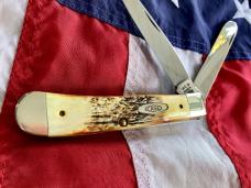 Case xx 1992 Trapper (MDL# 5254) Knife with Nice Stag Handles -NOS and M/NM