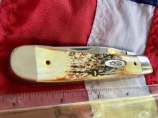 Case xx 1992 Trapper (MDL# 5254) Knife with Nice Stag Handles -NOS and M/NM