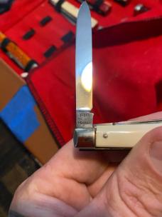  W.R. Case & Son's Solingen Germany 90's Doctors Knife Imitation Ivory Pattern # I-285 . 