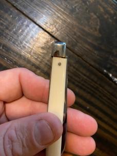  W.R. Case & Son's Solingen Germany 90's Doctors Knife Imitation Ivory Pattern # I-285 . 