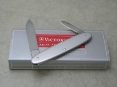 Victorinox Switzerland Silver Alox Secretary Swiss Army Knife in Box