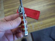 Hubertus Knife Solingen Germany Small Custom 08 Rare Candy Stripe 1 of 1 Lillyput UNUSED 