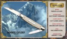 GEC Tidioute Brand #620220 Easy Pocket Congress With Unicorn Ivory Acrylic Handles - New In Tube