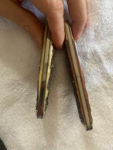 Hatfield and McCoy battle axe knife set 