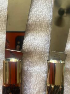 Hatfield and McCoy battle axe knife set 