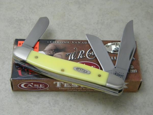Case XX USA 2011 Yellow 3347 CV Stockman Knife in Box