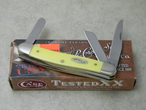 Case XX USA 2008 Yellow 3318 CV Stockman Knife in Box