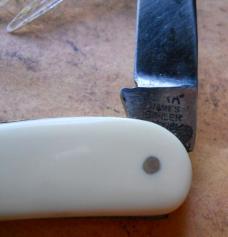 ERA James Barber Sheffield Serpentine Whittler Wharncliffe Blade Knife 