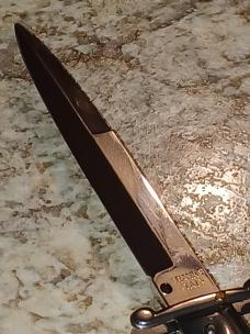 Frank B. 11" Imitation Ivory swinguard. 
