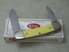Case XX USA 2001 Yellow 32131 CV Canoe Knife in Box