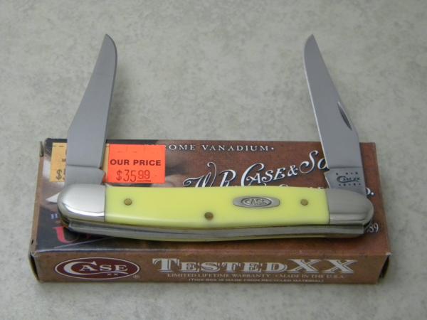 Case XX USA 2011 Yellow CV Muskrat Knife in Box