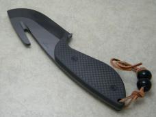 Timberline Knives Carbon Fiber Treutel Design 8000 Ceramic Blade Gut Hook Skinner Fixed Blade Knife