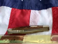 Case xx 1987 Large 4” Stockman (6392) With Brown Bone Handles -Great user knife...