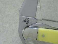Case XX USA 2002 Yellow 31953 L CV Russlock Knife in Box