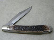 Remington Silver Bullet 1992 R1253 Bone Guide Banana Lockback Knife in Box