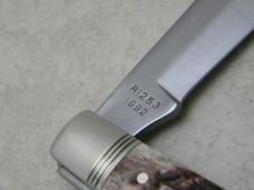 Remington Silver Bullet 1992 R1253 Bone Guide Banana Lockback Knife in Box