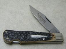 Remington Silver Bullet 1990 R1306 Bone Tracker Lockback Knife in Box