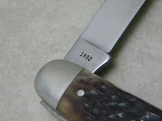 Remington Silver Bullet 1993 R4356 Bone Muskrat Knife in Box