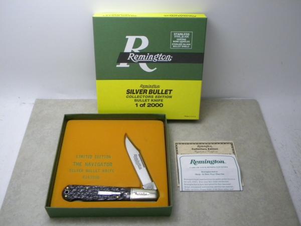 Remington Silver Bullet 2000 R1630 Bone The Navigator Lockback Daddy Barlow Knife in Box Remington Silver Bullet 2000 R1630 Bone The Navigator Lockback Daddy Barlow Knife in Box