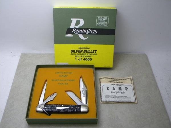 Remington Silver Bullet 1994 R4243 Bone Camp Scout Utility Knife in Box