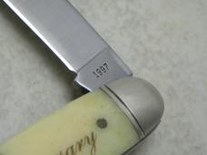 Remington Silver Bullet 1997 R4468 Bone 15th Anniversary The Lumberjack Muskrat Knife in Box