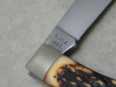 Remington Bullet 1990 R1306 Imitation Stag The Mallards Tracker Lockback Knife in Box