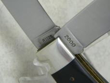 Remington Pearl Shield Millennium Bullet R1128 2000 Horn Millennium Bullet Trapper Knife in Box