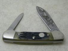 Remington USA Stag Canoe 2003 Wildlife Knife in Box