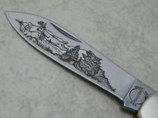 Remington USA Stag Canoe 2005 10th Anniversary Wildlife Knife in Box