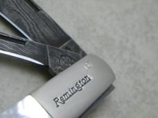 Remington Bullet USA 2009 Pearl Damascus RB474-D The Veteran Razor Barlow Knife in Box
